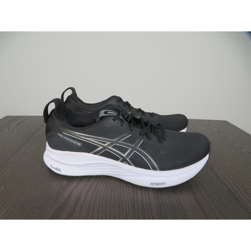 Asics Gel-Kayano 32 Shoes Mens Size 10.5 Black Running Sneakers 1011C052 Gym